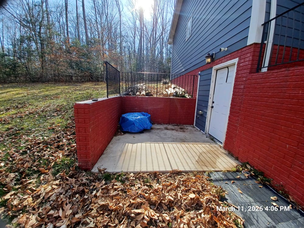 Basement patio